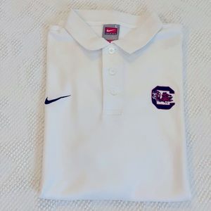 🎁 Men’s Nike USC Gamecocks Polo White Large